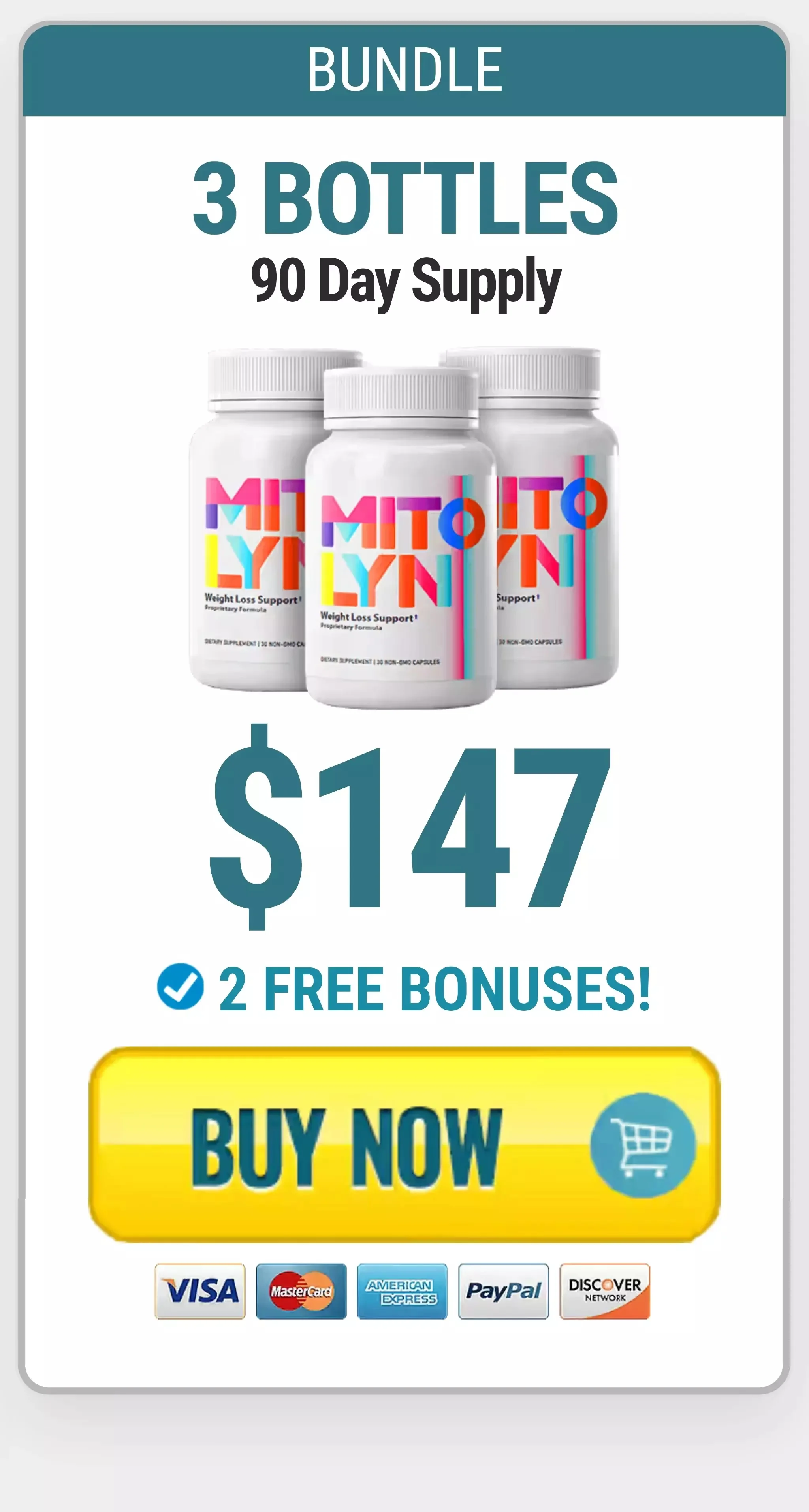 LipoFit™ 3 bottles pricing